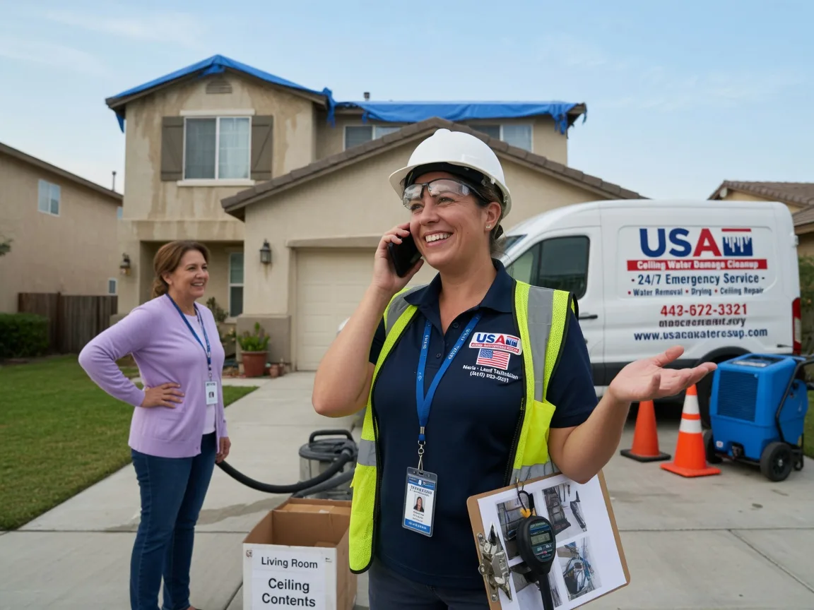Ceiling Water Damage Restoration Banning, CA FAQs